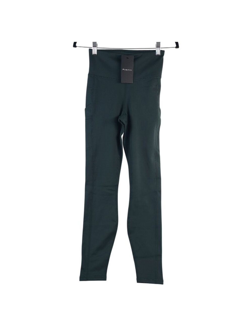 NEW Fabletics Cold Weather High-Waisted Pocket Legging Everpine Green Sz XS